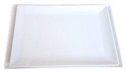 מגשי מלבן שטוחים