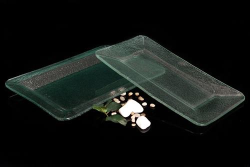 מגשים מלבנים זכוכית