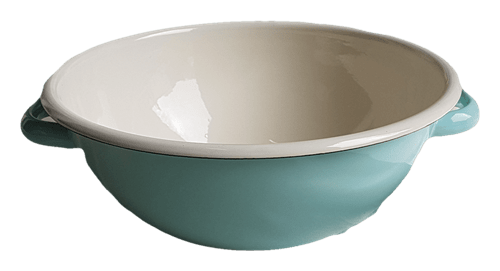 קערת אמייל עם ידית