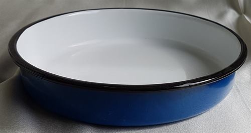 קערת אמייל כחולה